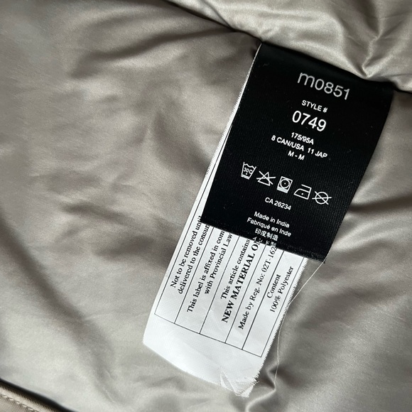 M0851 New coat beige grey winter -30degrees sz 8 - Picture 6 of 9